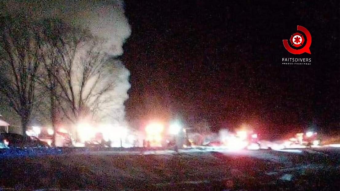 Un incendie majeur dans une ferme à SaintGervais et une sortie de