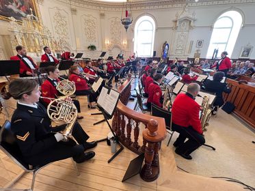 Une église pleine à craquer pour la Musique du Royal 22e Régiment à