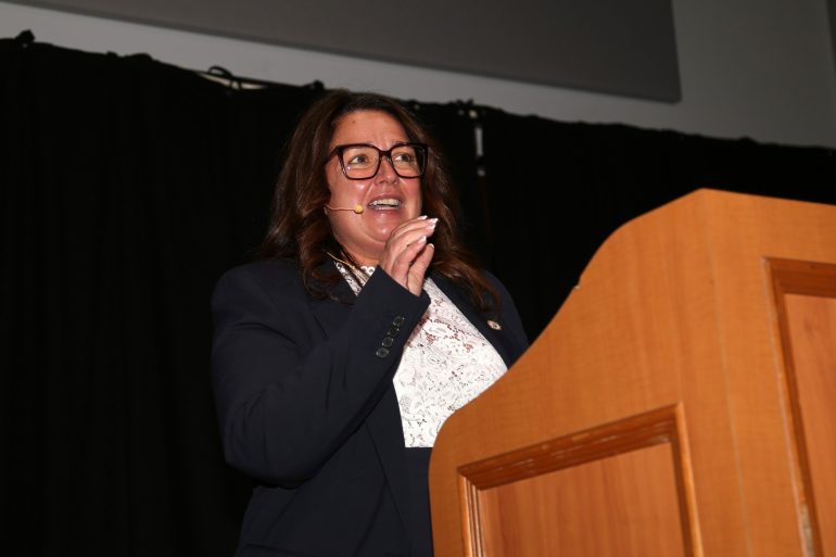 Marie-Hélène Lepage, présidente d’honneur et conférencière – directrice générale & copropriétaire du Belvédère du Lac